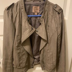 Taupe lightweight jacket
